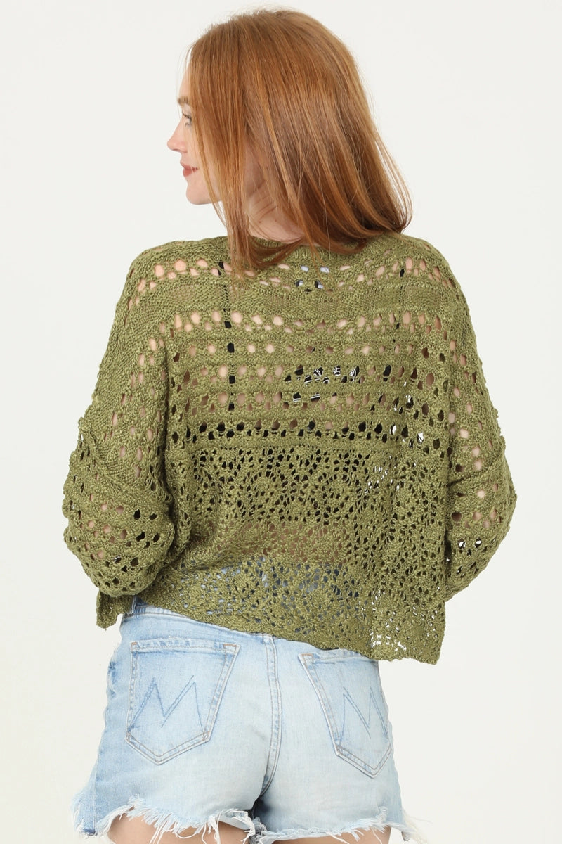 Palo Verde Crochet Sweater