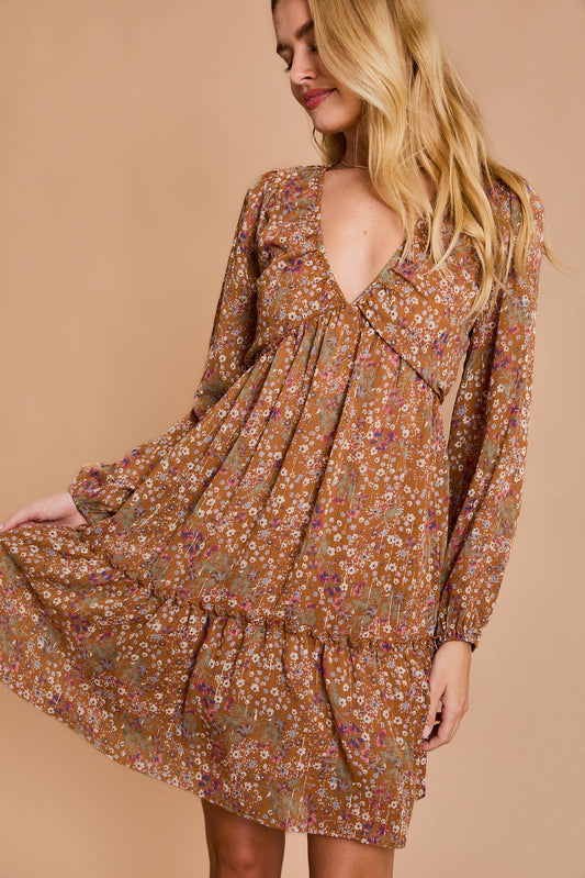 Mocha Meadow Dress