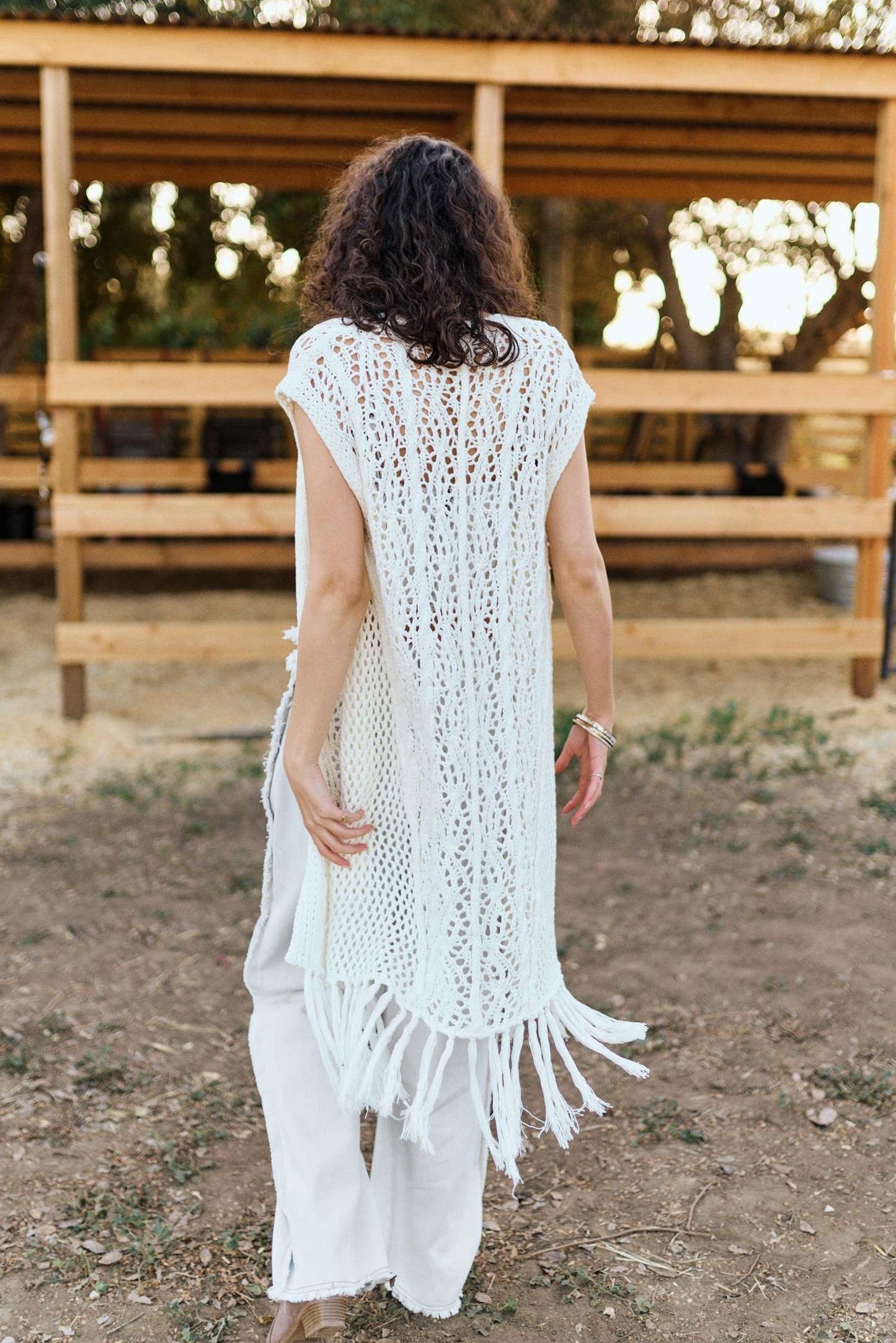 Crochet Duster Vest