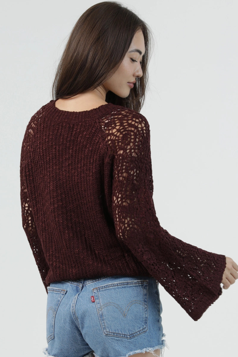 Fig & Fable Bell Sleeve Sweater