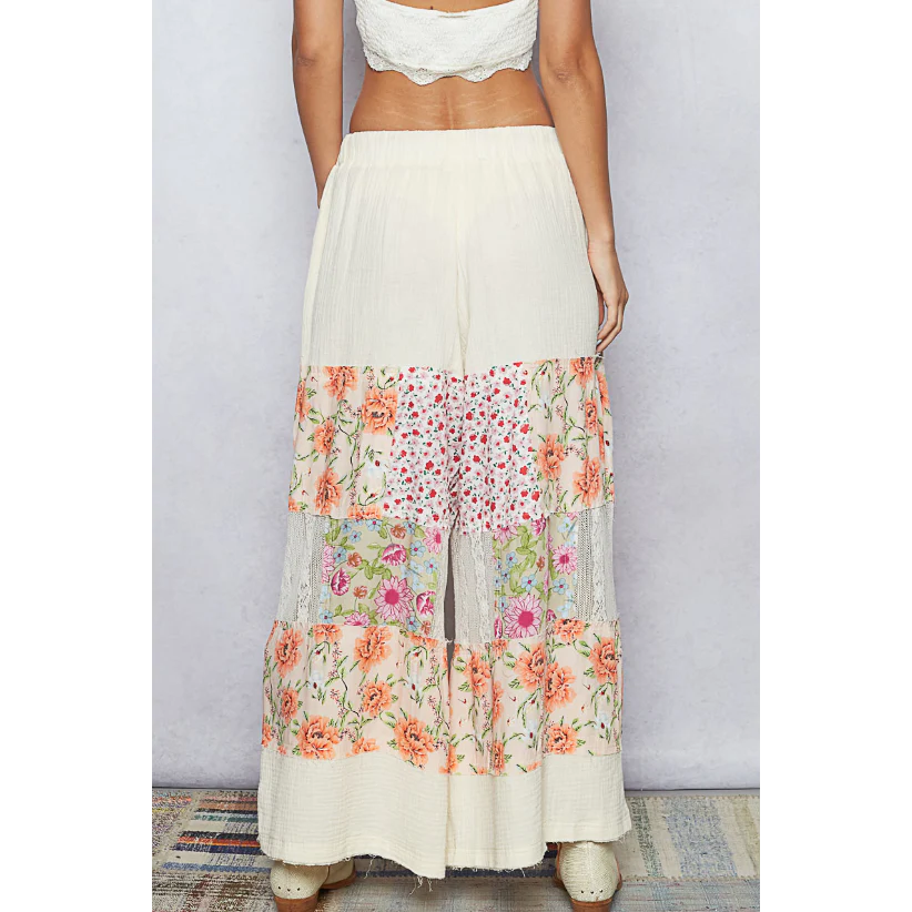 Petal Patchwork Pants