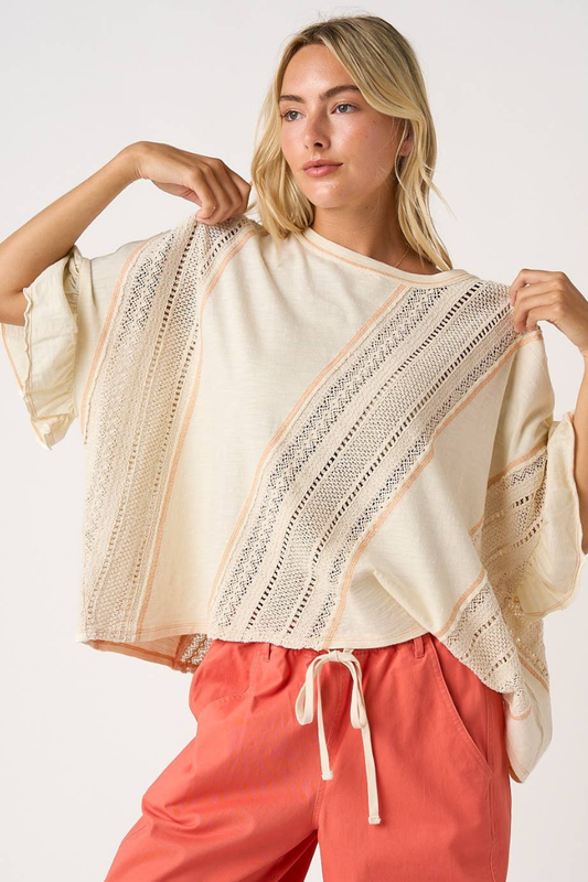 Willow Crochet Tee