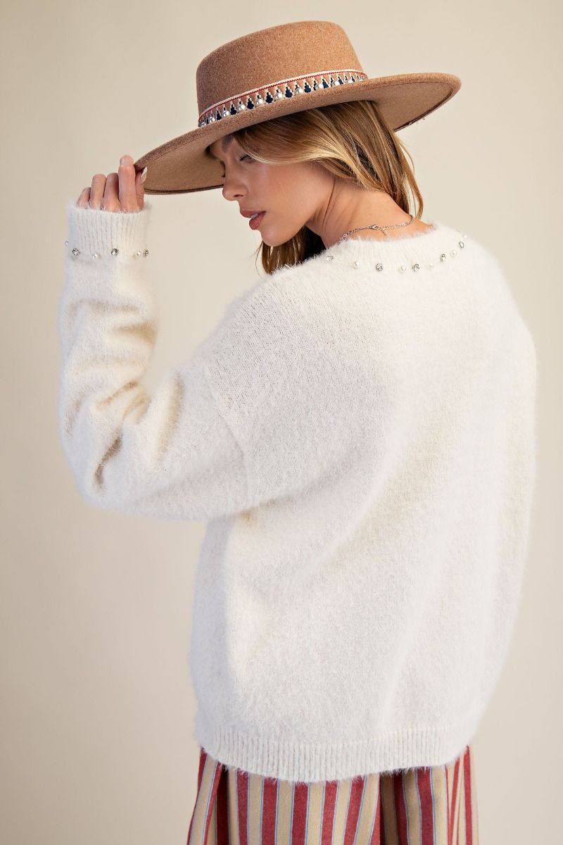 Dazzle Me Pearl Sweater