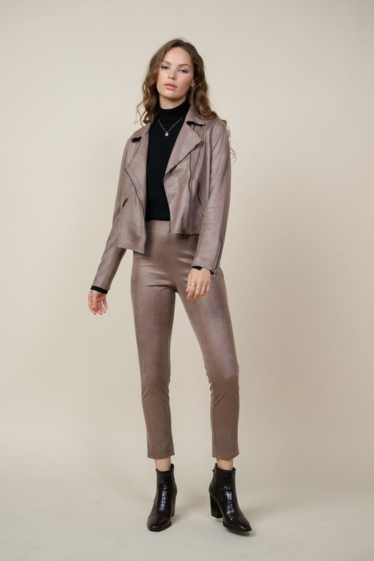 Mocha Snake Print Leggings