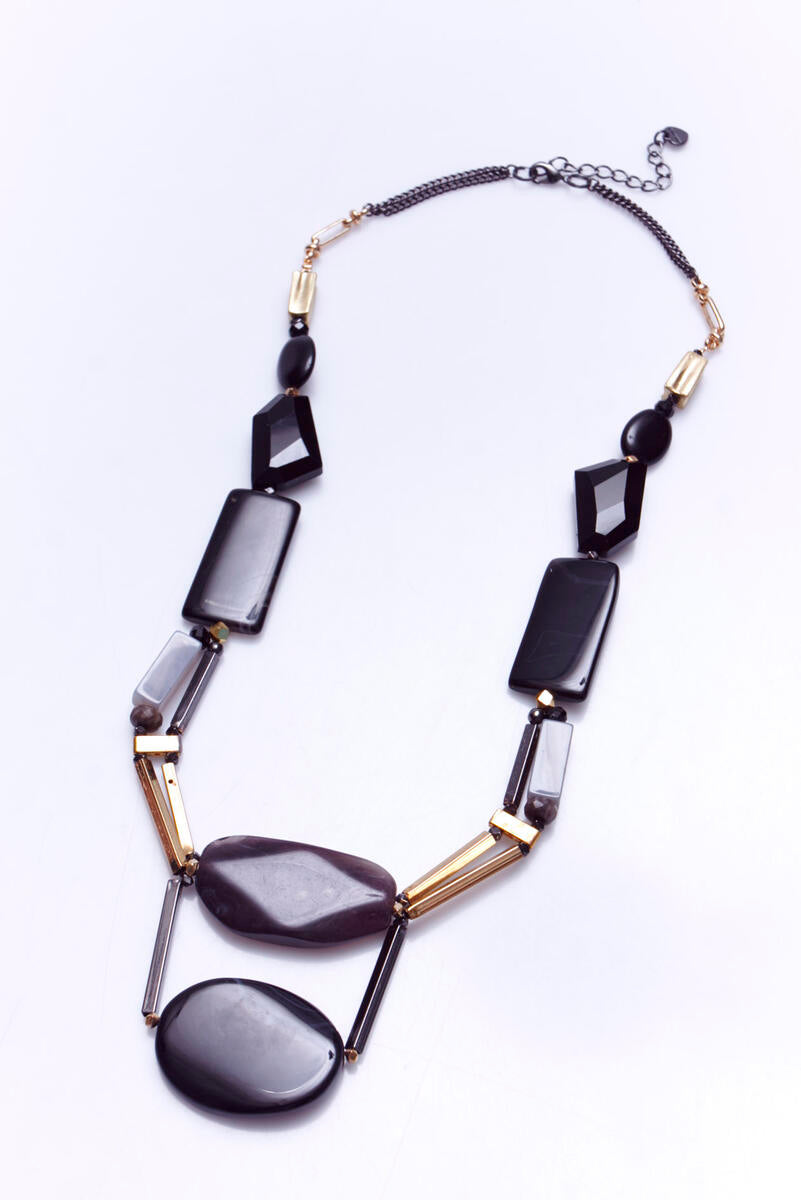 Nakamol Black Statement Necklace