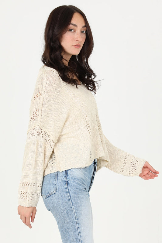 Sandbar Open-Knit Sweater