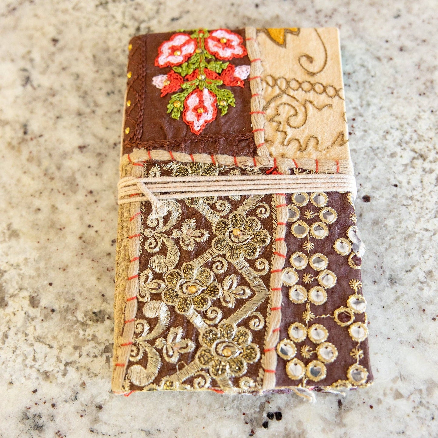 Patchwork Journal- Beige