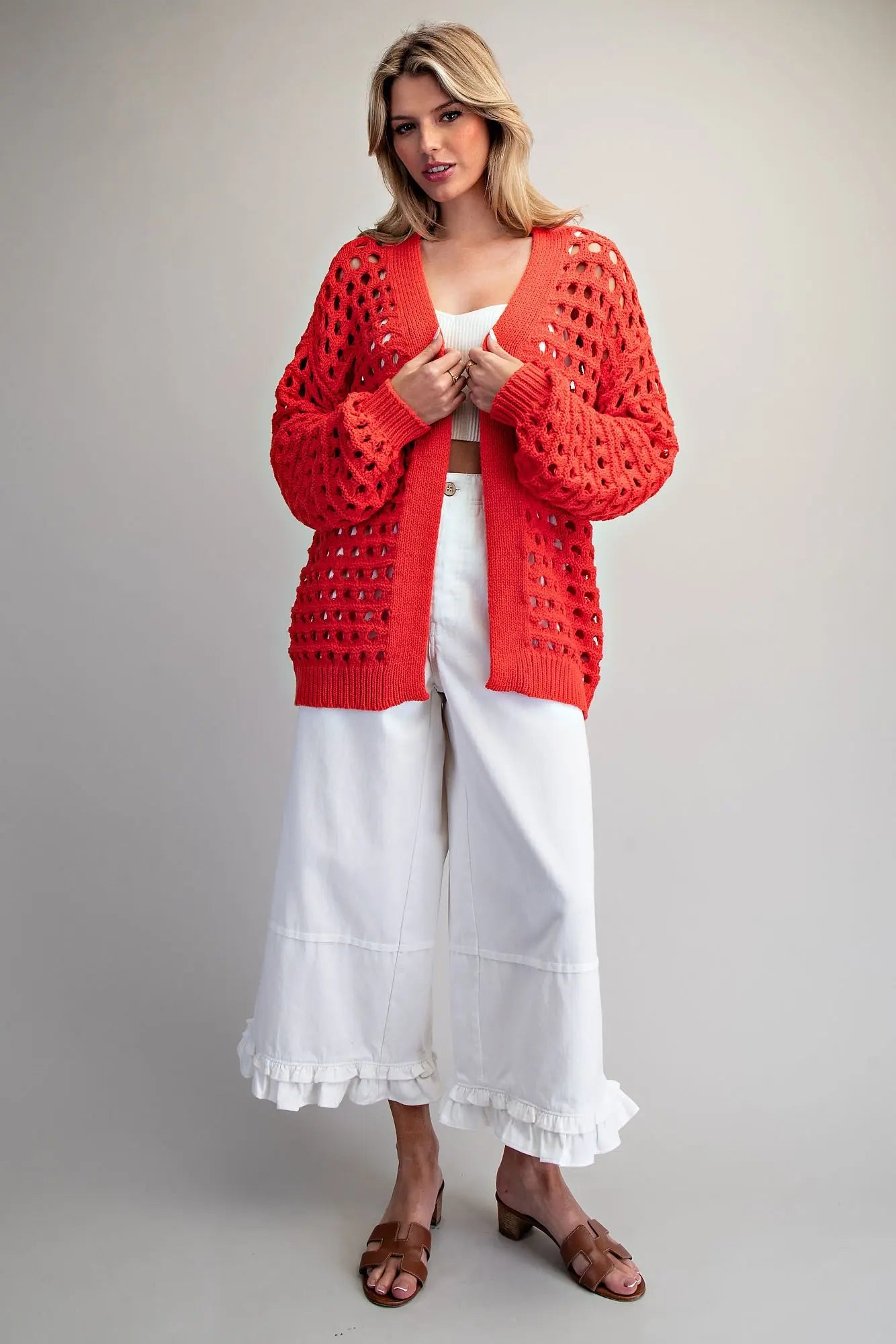 Tomato Crochet Cardigan