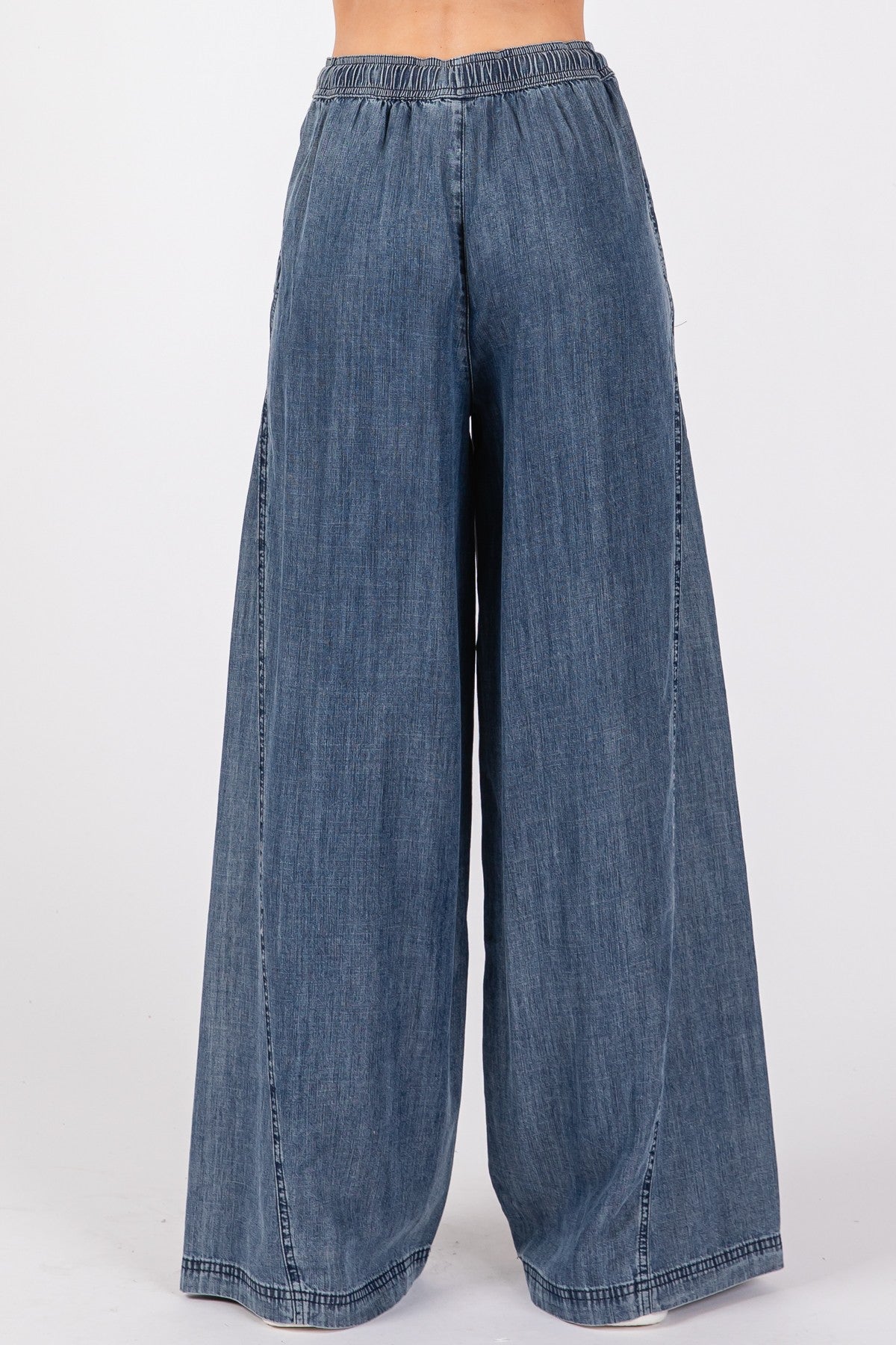 Tencel Wide Leg Pant