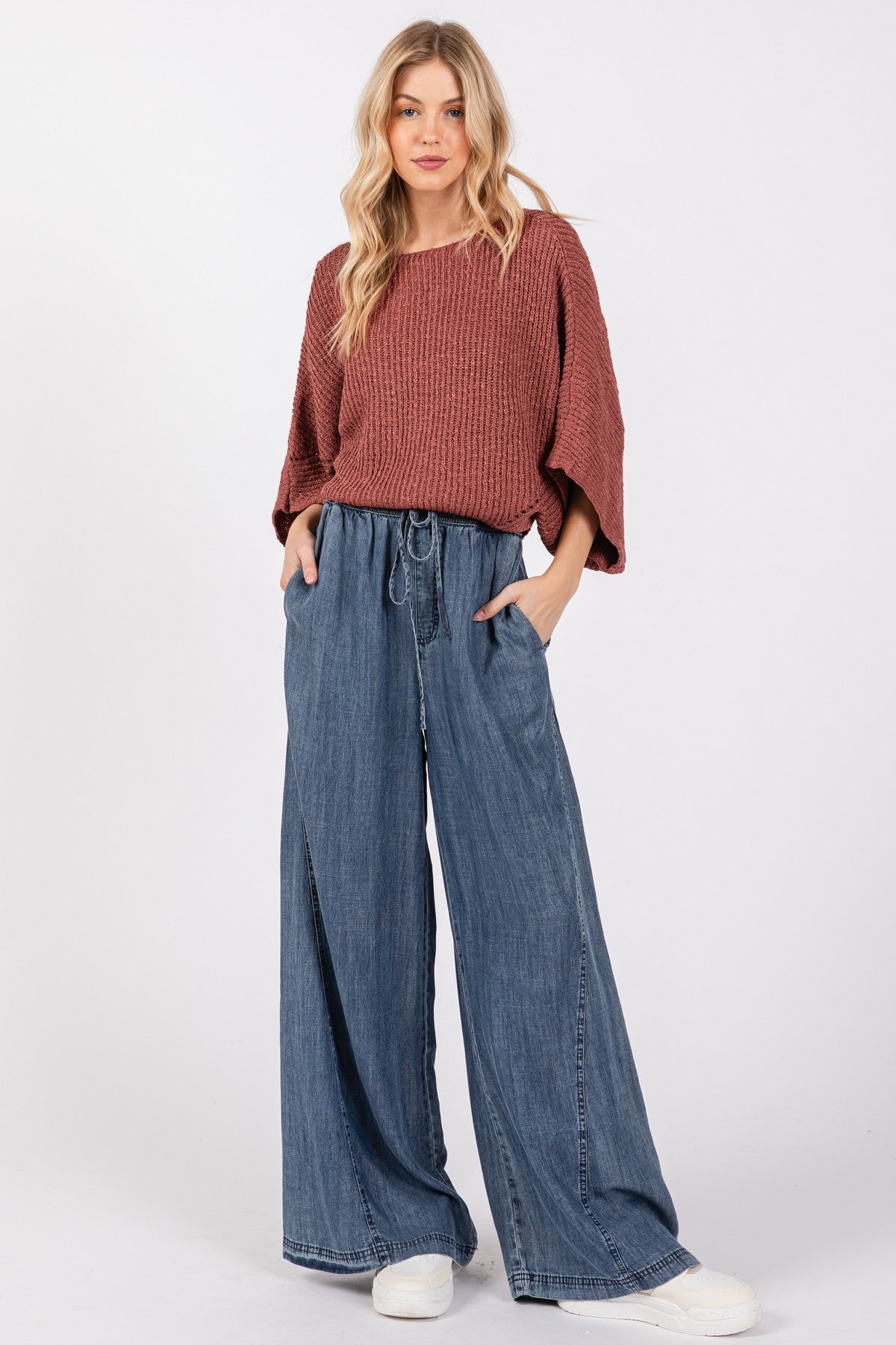 Tencel Wide Leg Pant