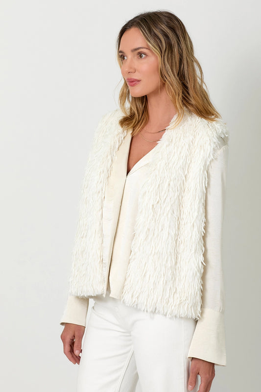 Mystree Faux Fur Vest