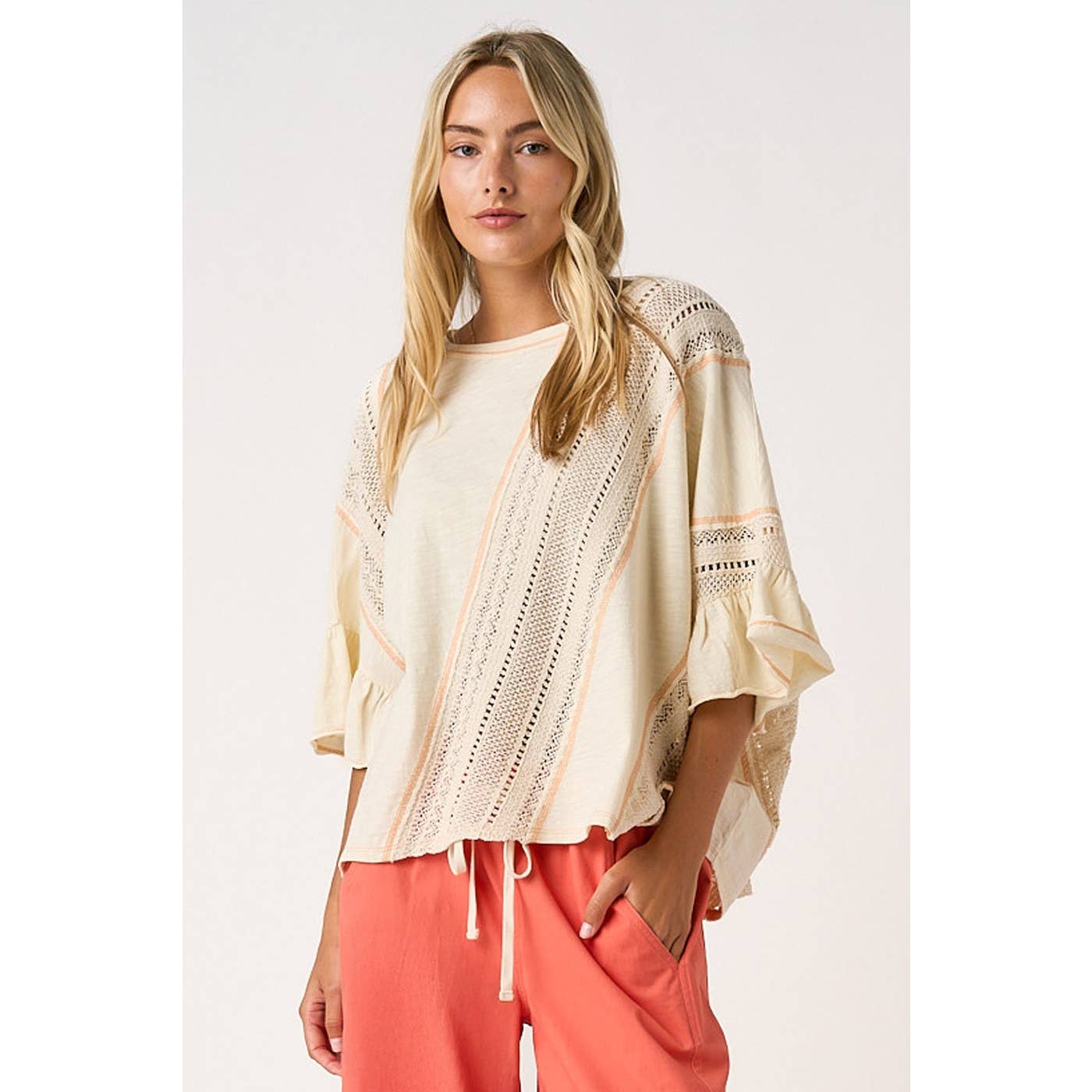 Willow Crochet Tee