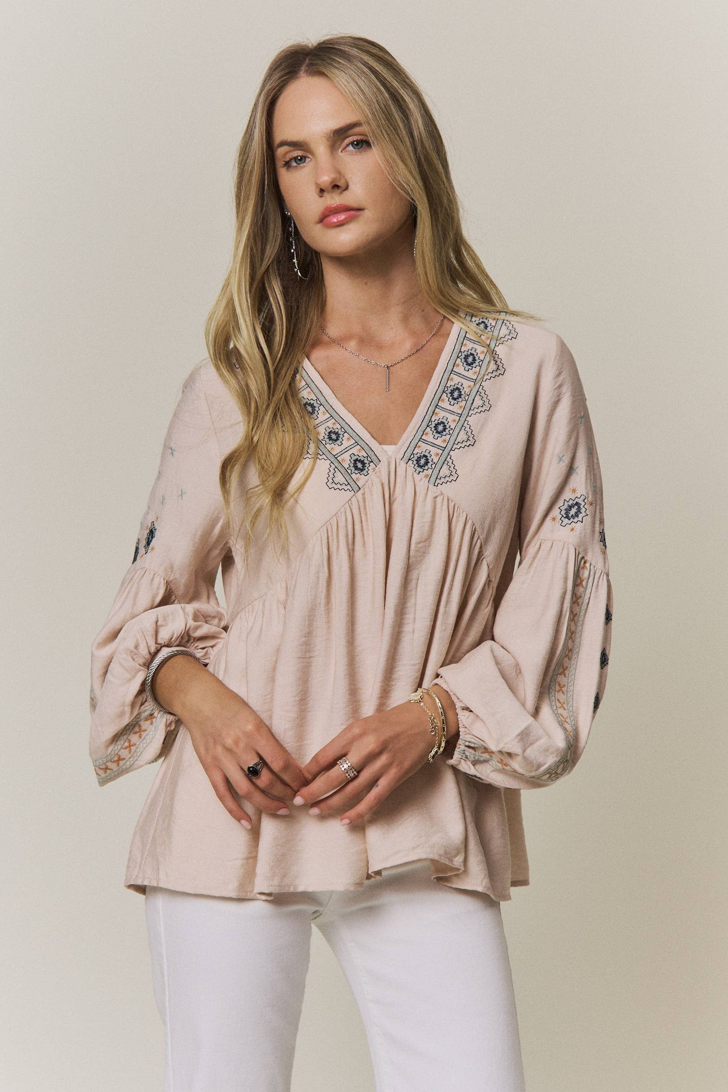 The Sedona Embroidered Blouse