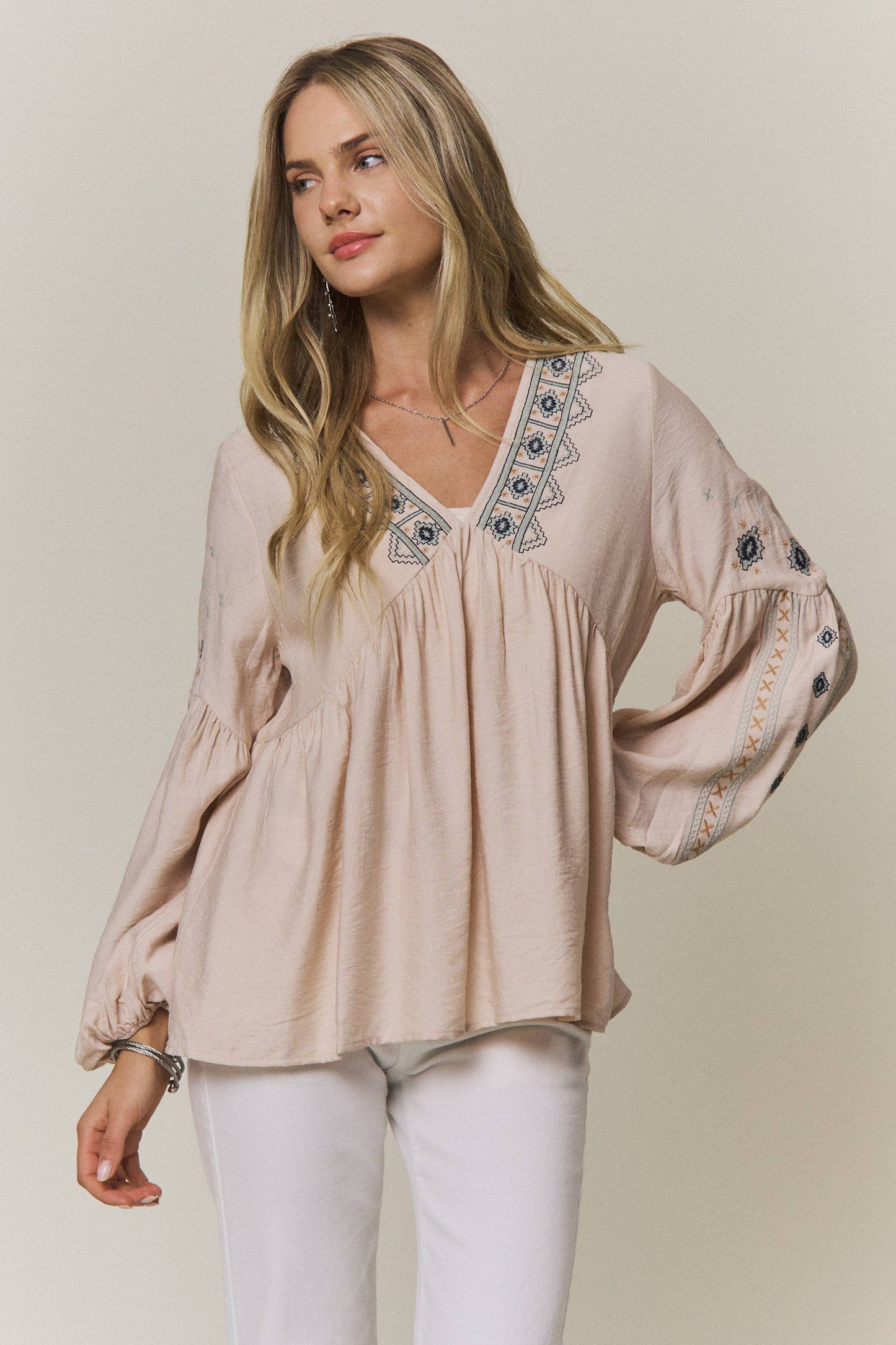 The Sedona Embroidered Blouse