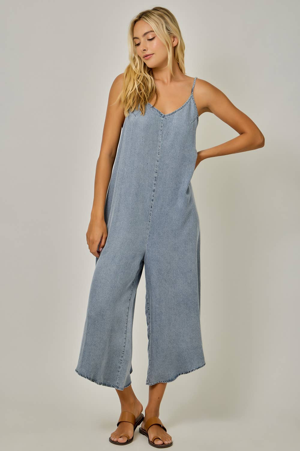 Washed Tencel Jumpsuit