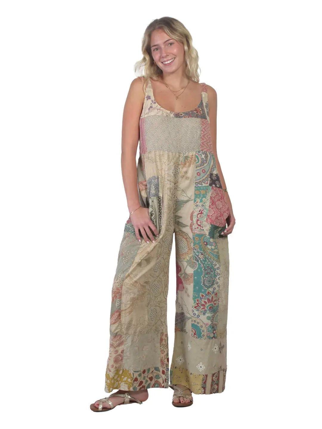 Bohemian Soul Patchwork Overalls