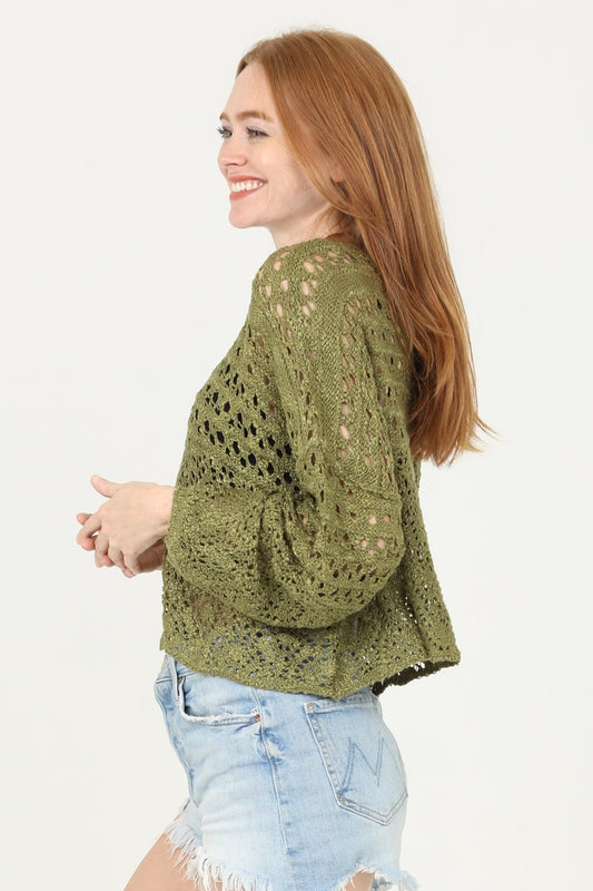 Palo Verde Crochet Sweater