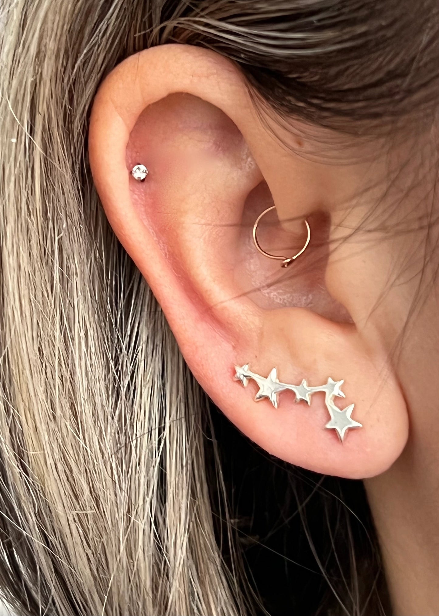 Baizaar Star Earclimbers