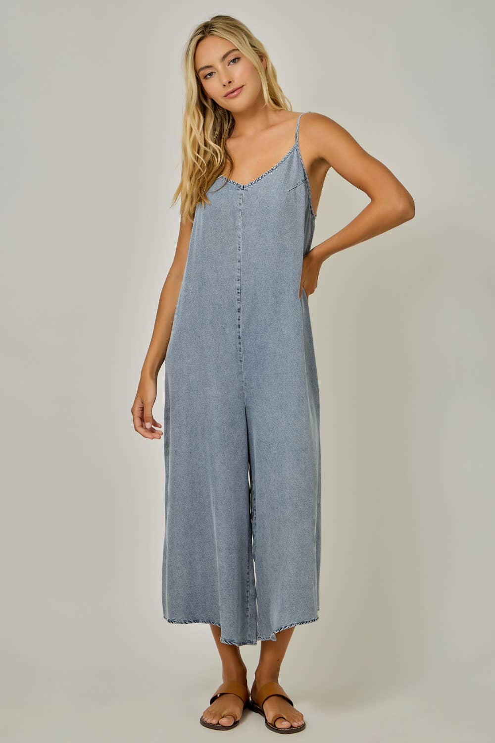 Washed Tencel Jumpsuit