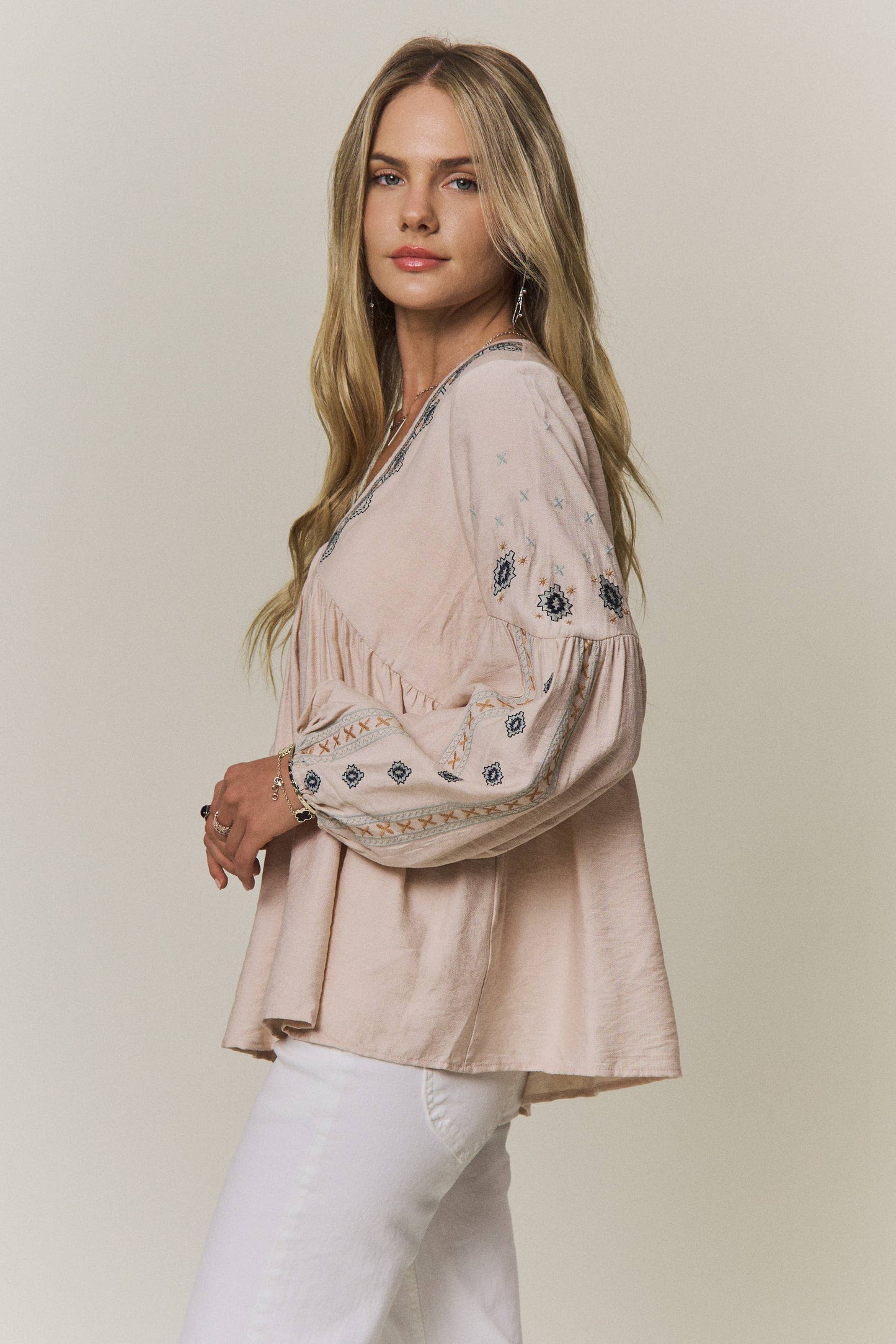 The Sedona Embroidered Blouse