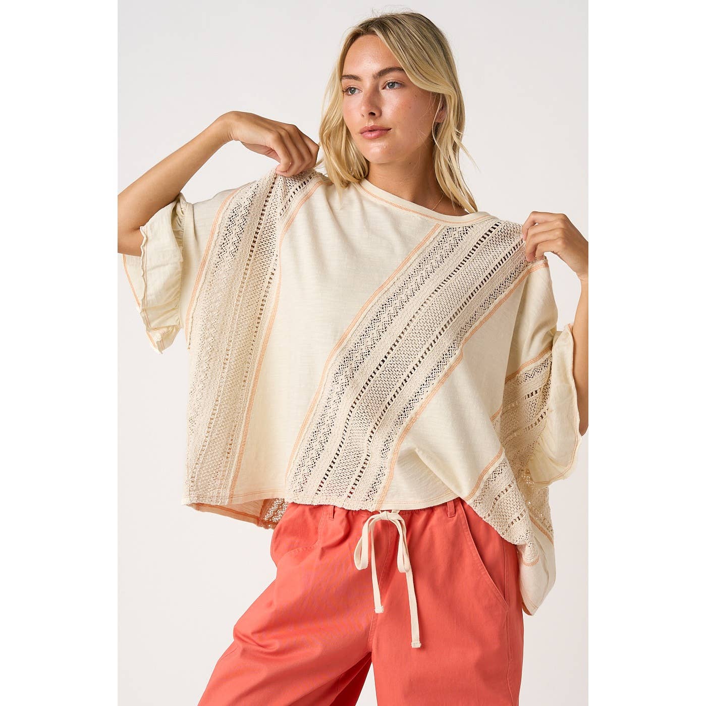 Willow Crochet Tee