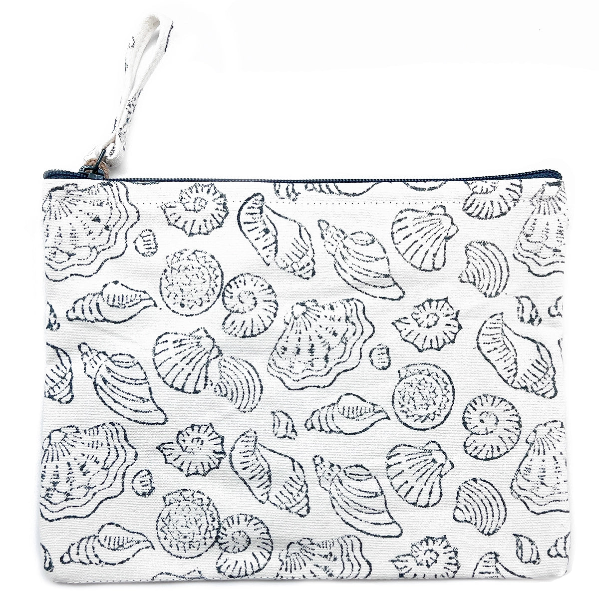 Block Print Zipper Bag