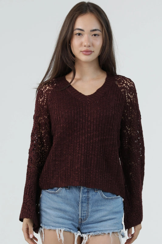 Fig & Fable Bell Sleeve Sweater