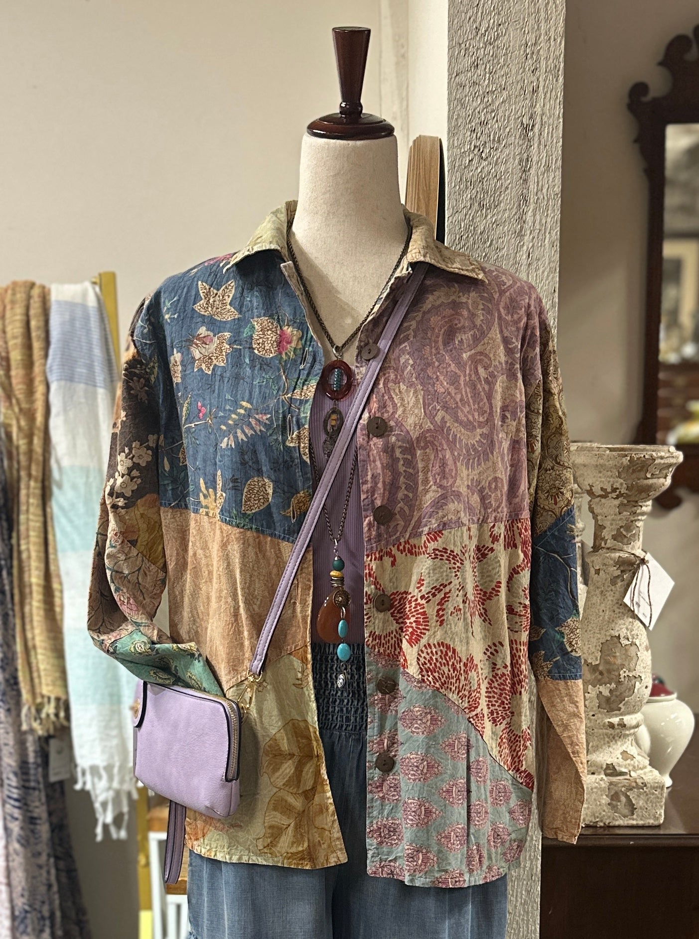 Free Spirit Patchwork Top