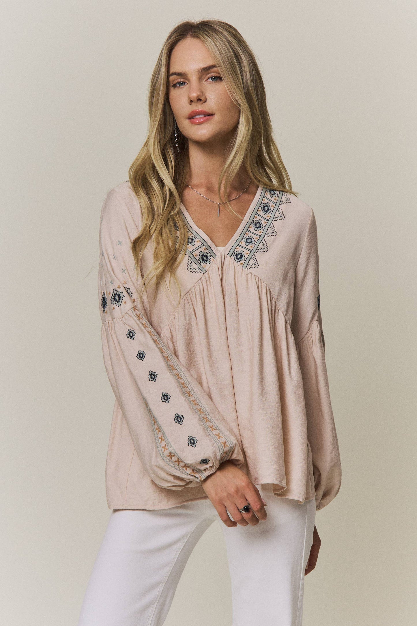The Sedona Embroidered Blouse