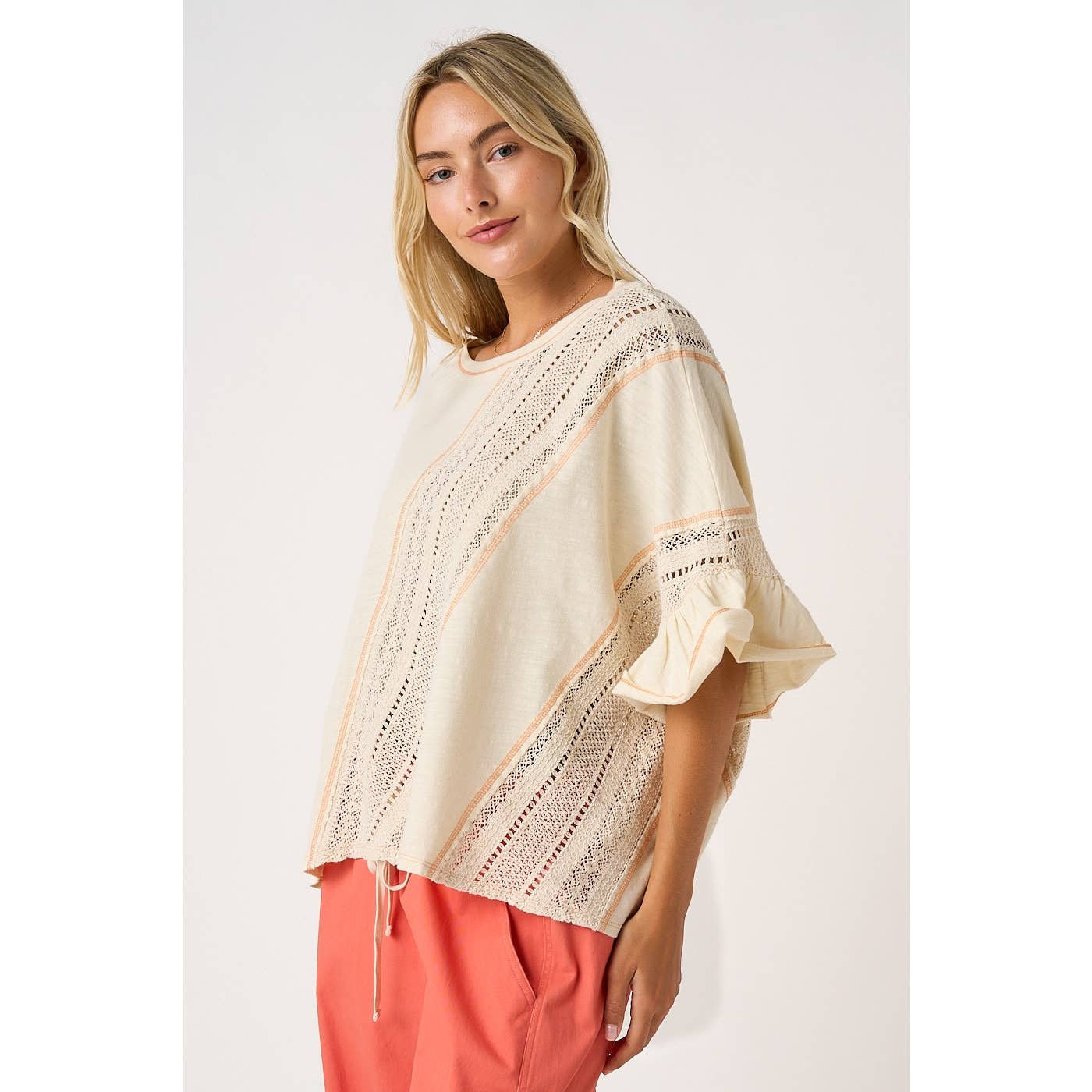 Willow Crochet Tee