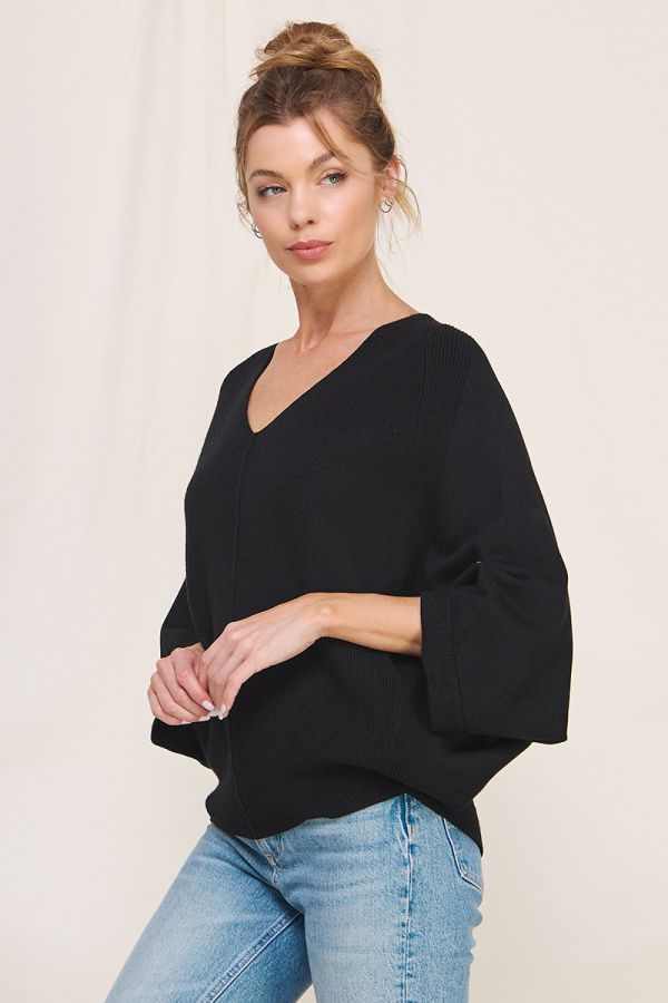 The Coziest Vneck Sweater