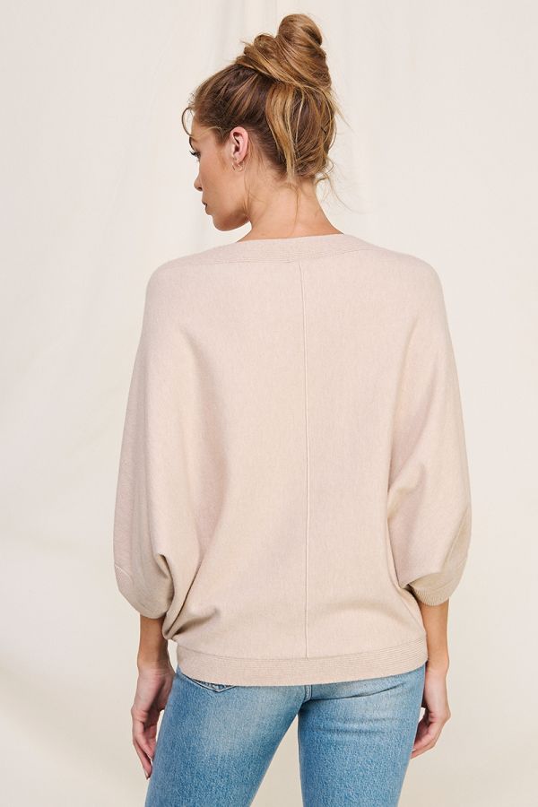 The Coziest Vneck Sweater