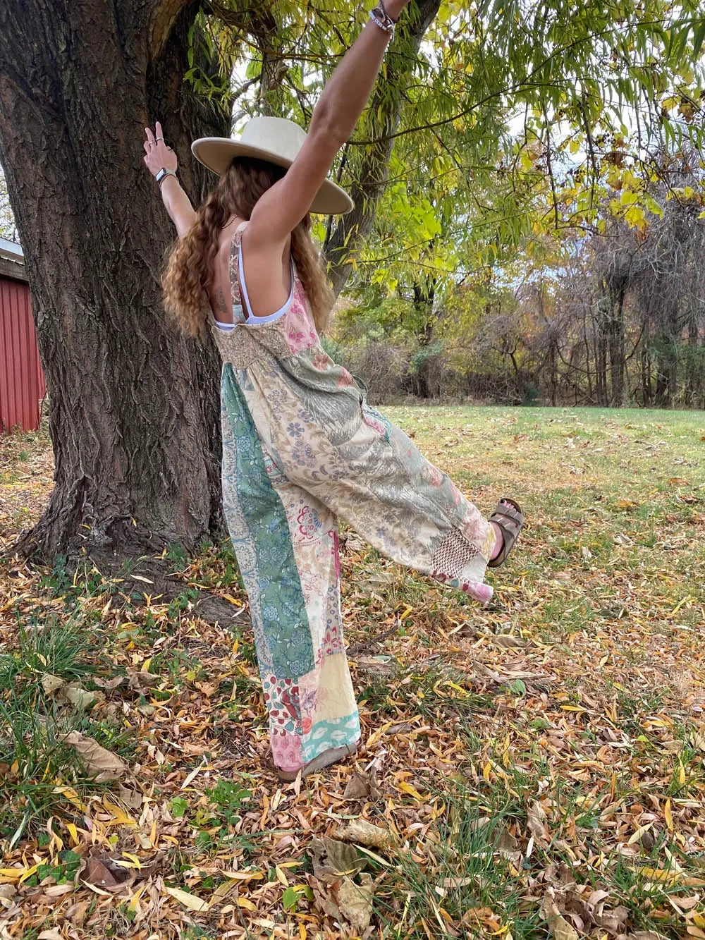 Bohemian Soul Patchwork Overalls