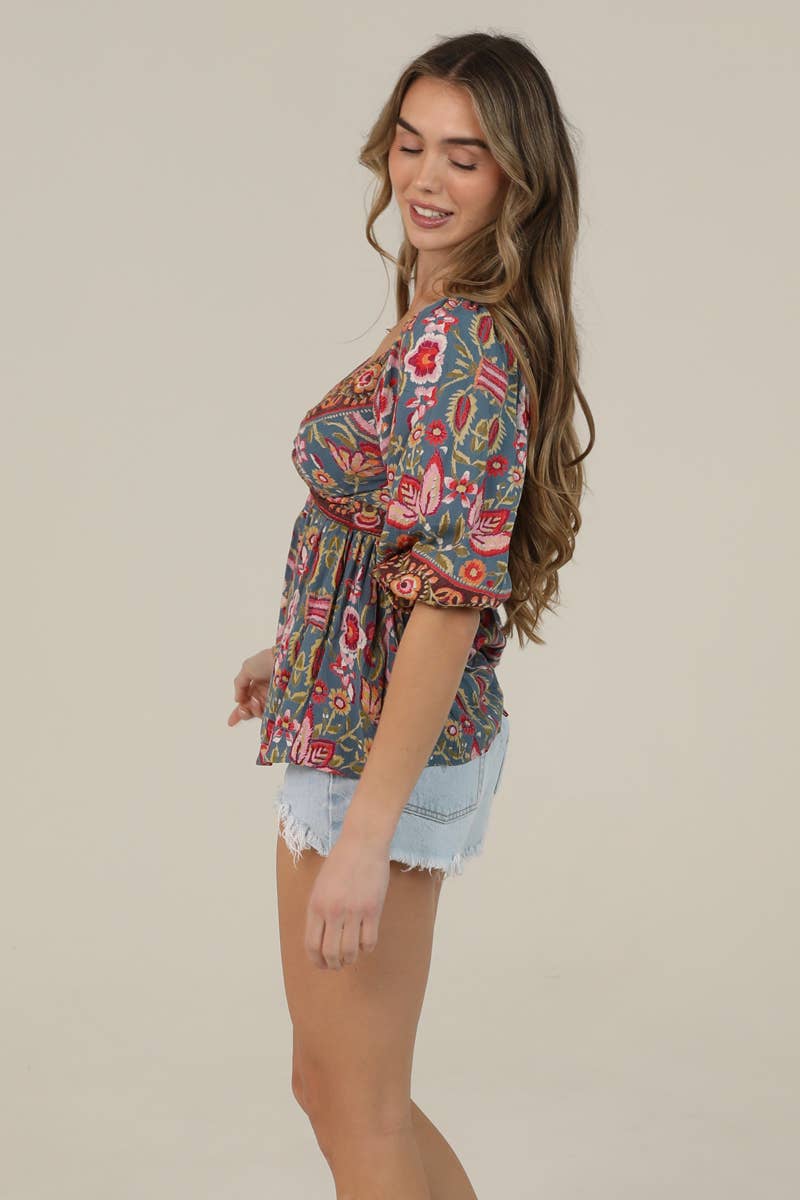 Marrakesh Meadow Blouse