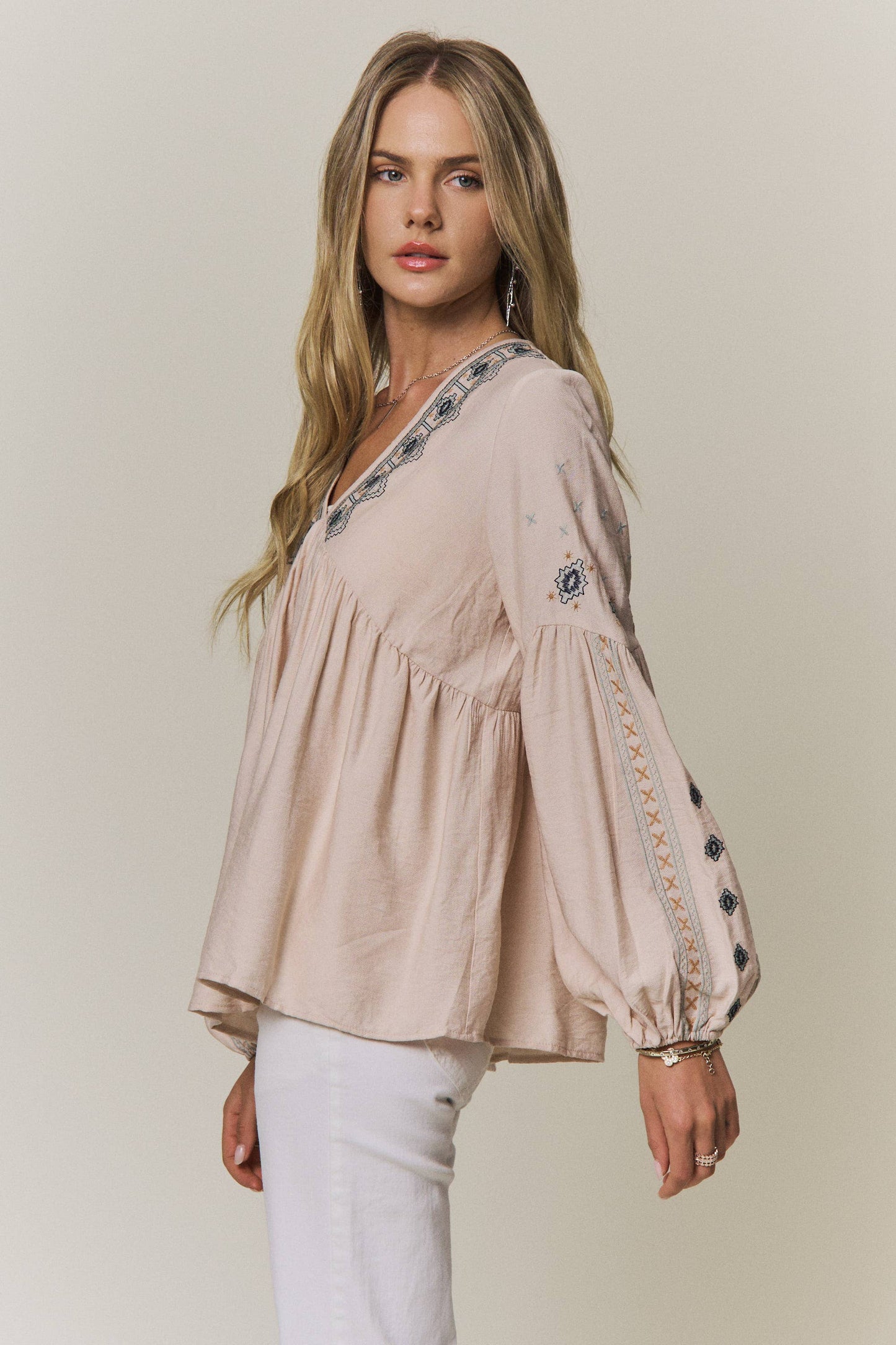 The Sedona Embroidered Blouse