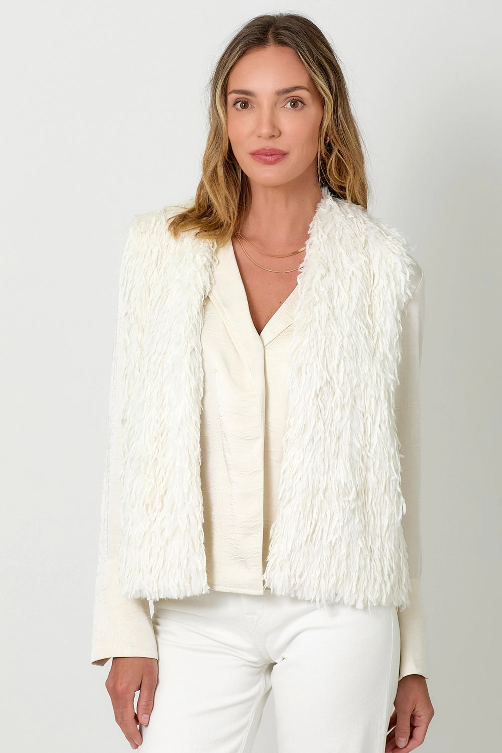 Mystree Faux Fur Vest