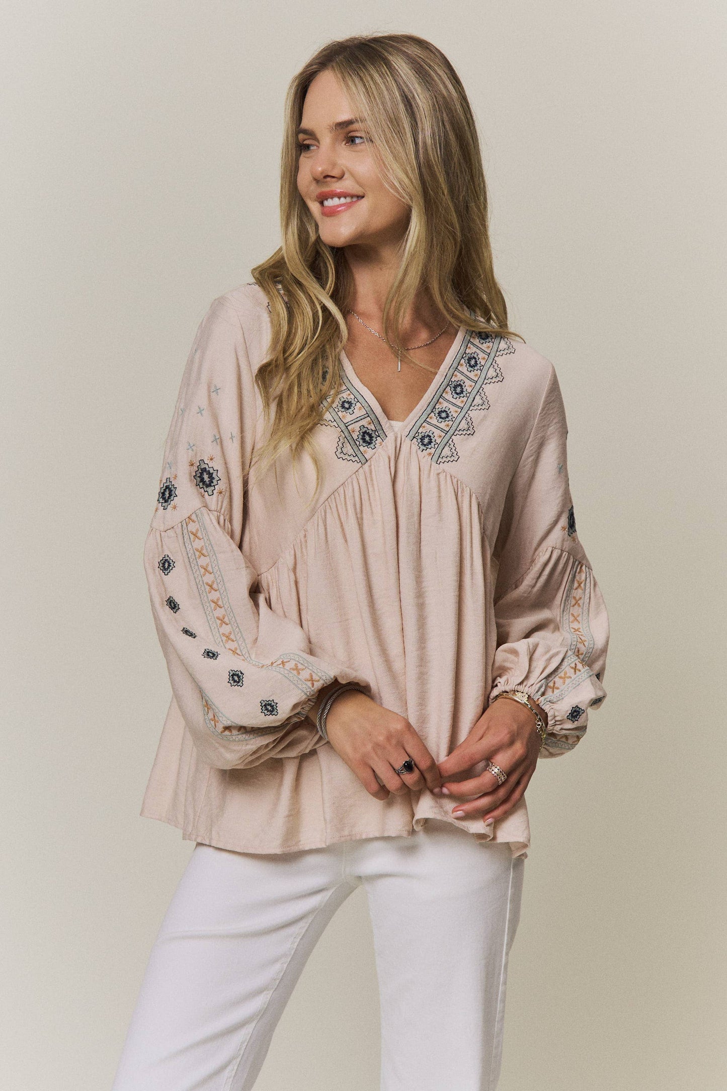 The Sedona Embroidered Blouse