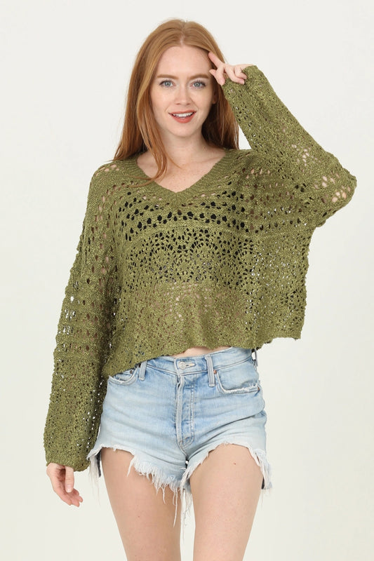 Palo Verde Crochet Sweater