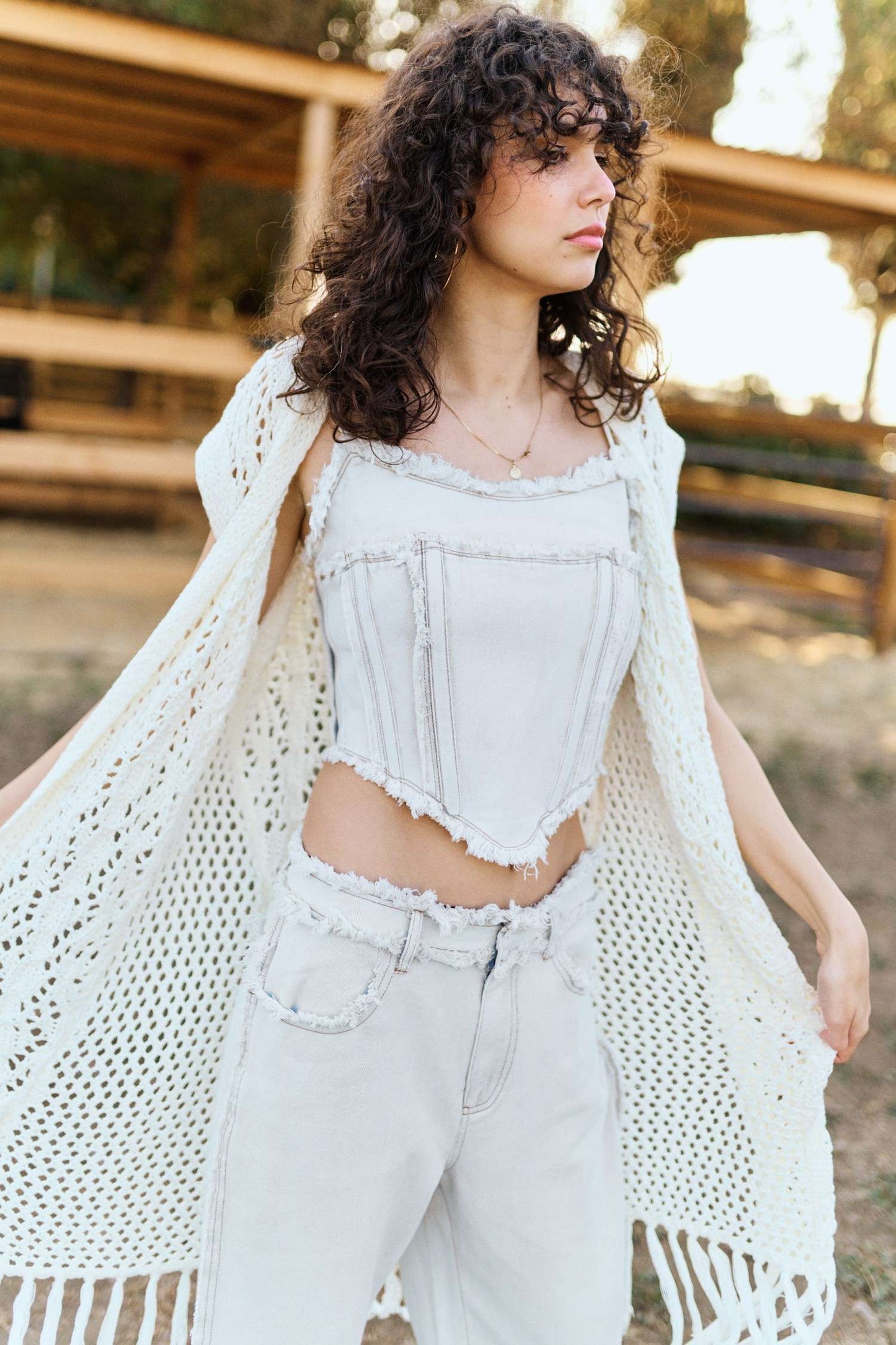 Crochet Duster Vest