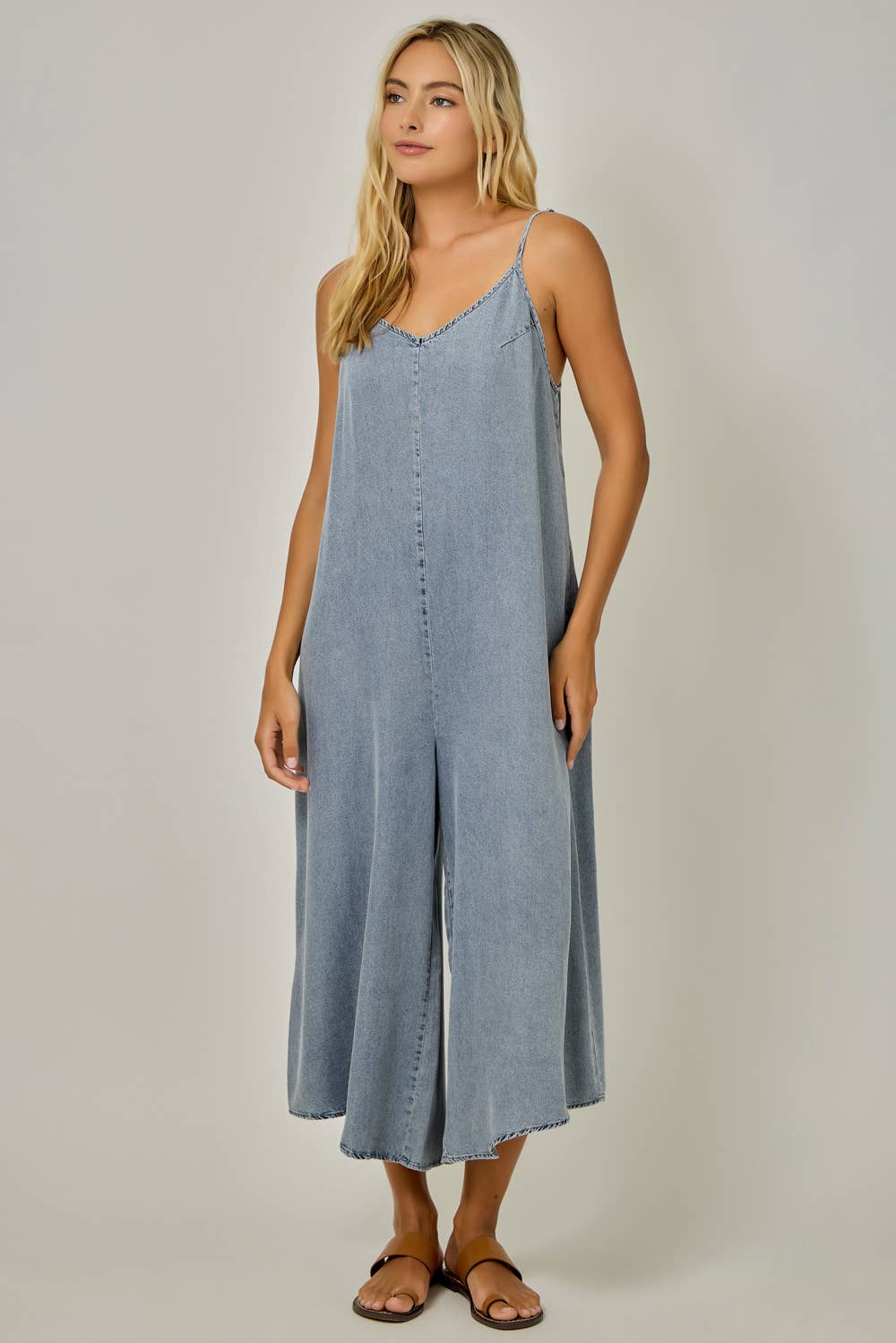 Washed Tencel Jumpsuit